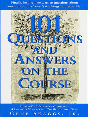 cover image of 101 Questions and Answers on A Course in Miracles